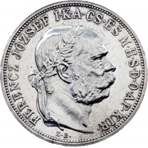 Franz Joseph I., 5 Korona 1907, KB, Kremnitz