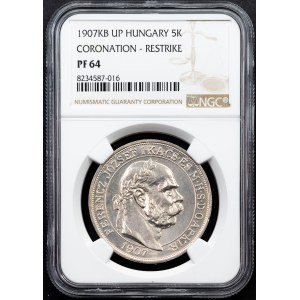 Franz Joseph I., 5 Korona 1907, ARTEX