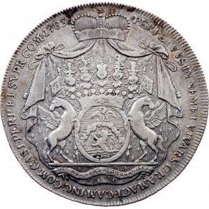 Lajos Batthyány, 1/2 Thaler 1789, Vienna