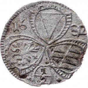 Charles II. of Liechtenstein-Kastelkorn, 1/2 Kreuzer 1682, Kremsier