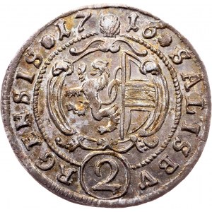 Franz Anton von Harrach, 2 Kreuzer 1716, Salzburg