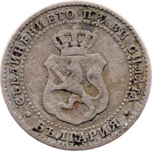 Bulgaria, 2 1/2 Stotinki 1888, Brussels
