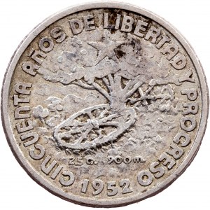Cuba, 10 Centavos 1952, Philadelphia