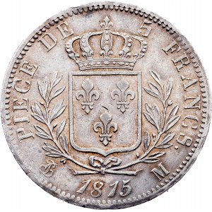 France, 5 Francs 1815, Toulouse