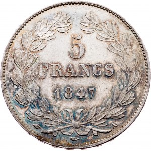 France, 5 Francs 1847, Paris