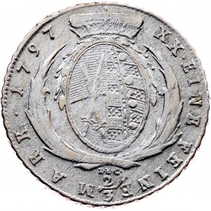 Germany, 2/3 Thaler 1797, IEC, Dresden