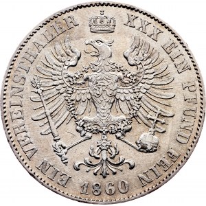 Germany, 1 Vereinsthaler 1860, A, Berlin