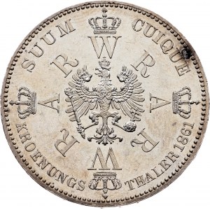 Germany, 1 Vereinsthaler 1861, A, Berlin
