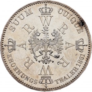 Germany, 1 Vereinsthaler 1861, A, Berlin