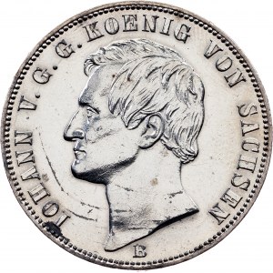 Germany, 1 Vereinsthaler 1862, B, Dresden