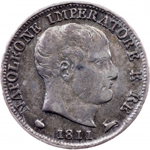 Italy, 5 Soldi 1811, M, Milan
