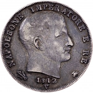 Italy, 1 Lira 1812, V, Venice