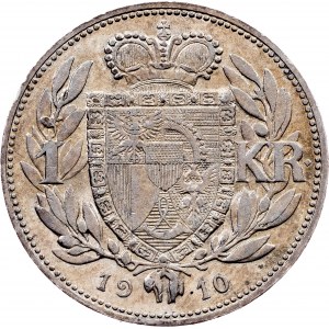 Liechtenstein, 1 Krone 1910, Wien
