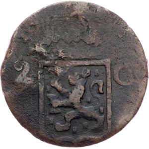 Indie Orientali Olandesi, 2 Cent 1839, W