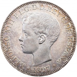 Philippines, 1 Peso 1897