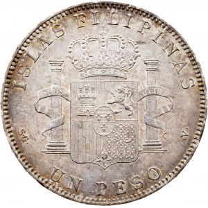 Philippines, 1 Peso 1897