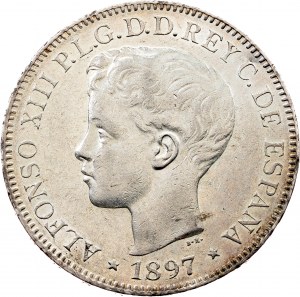 Philippines, 1 Peso 1897