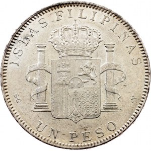 Philippines, 1 Peso 1897