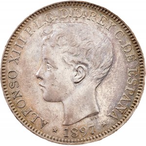 Philippines, 1 Peso 1897