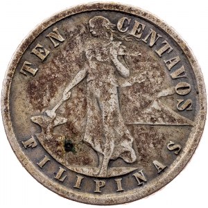 Philippines, 10 Centavos 1912, San Francisco