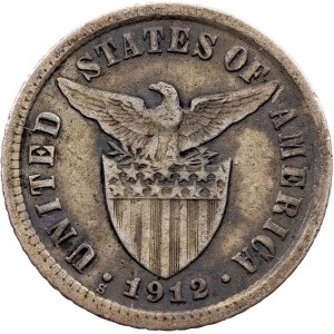Philippines, 10 Centavos 1912, San Francisco