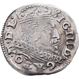 Sigismund III. Vasa, Trojak / 3 Grosze 1602, Swan, Vilnius