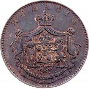 Romania, 5 Bani 1867, WATT & Co