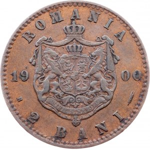 Rumunia, 2 Bani 1900, Bukareszt