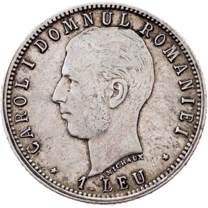 Romania, 1 Leu 1906, Brussels