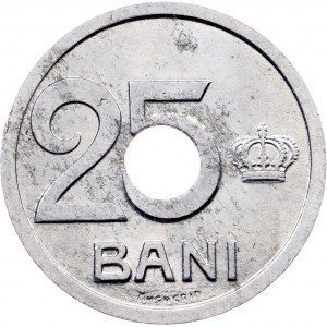 Roumanie, 25 Bani 1921, Huguenin