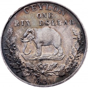 Sri Lanka, 1 Rixdollar 1821, London