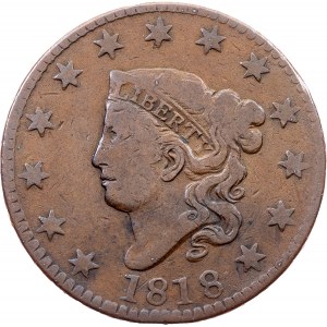 USA, 1 Cent 1818, Philadelphia