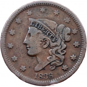 USA, 1 Cent 1838, Philadelphia