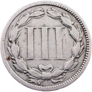 USA, 3 Cents 1868, Philadelphia