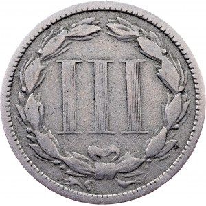 USA, 3 Cents 1873, Philadelphia