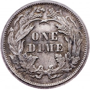 USA, 1 Dime 1876