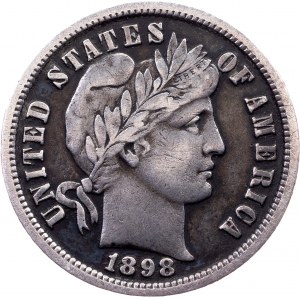 USA, 1 Dime 1898, Philadelphia