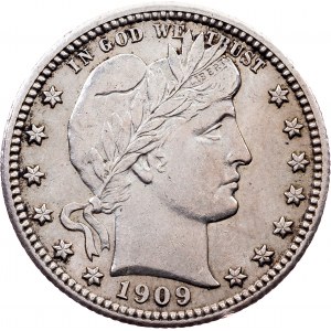 USA, 1/4 Dollar 1909, Philadelphia