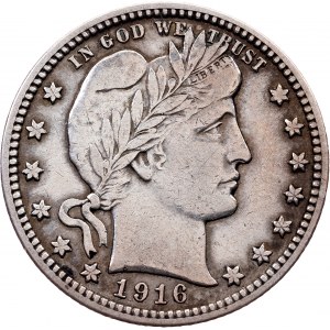 USA, 1/4 Dollar 1916, Philadelphia