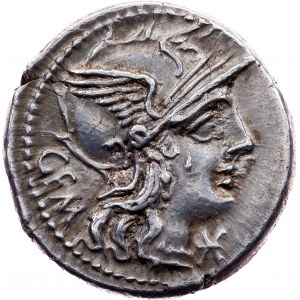 Rome, Republic, Denar 134 BC, Rome, C. Aburius Geminus