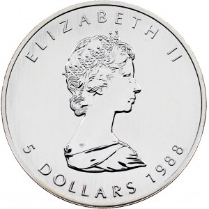 Canada, 5 Dollars 1988, Ottawa