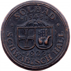 Německo, medaile 1922