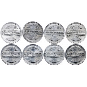 Germany - Lots, 50 Pfennig 1920-1922, A, D, G, J, F