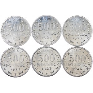 Germany - Lots, 500 Mark 1923, F