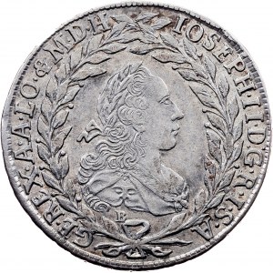 Joseph II., 20 Kreuzer 1768, B/E.V.M-D