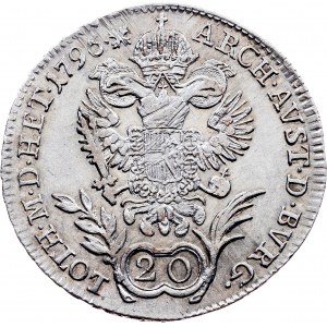 Franz I. (II.), 20 Kreuzer 1796, B, Kremnitz