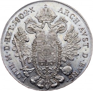 Franz I. (II.), 1 Thaler 1802, A, Vienna