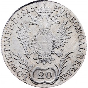 Franz I. (II.), 20 Kreuzer 1815, B, Kremnitz