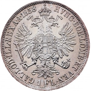 Franz Joseph I., 1 Gulden 1858, A, Vienna
