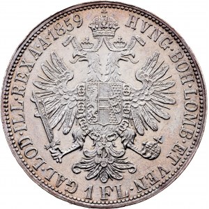 Franz Joseph I., 1 Gulden 1859, A, Vienna